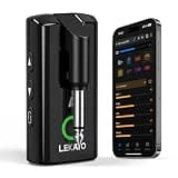 LEKATO Electric Guitar Headphone Amp with 56 Drum Patterns, 8 Effect Modules,50 Presets, 20 IRs, Rechargeable Headphone Amp with Bluetooth Audio for Practice Recording