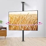 Ceiling TV Mount for 32-75 Inch TVs, Height 170-205 cm, Tilt, 360° Swivel