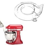 Pouring Shield for KitchenAid Tilt Head 4.5-5QT Stainless Steel (Only),Safety Pouring Shield,Splatter Guard for kitchenaid mixer bowl,Kitchen Aid Stand Mixers,kitchen aid Accessories and Attachments