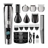 OISNGWNG Multi Functional Hair Clipper Rechargeable Water Washing Electric Scissors LCD Digital Display Six in