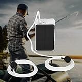 Rcniso Durable Solar Powered Air Pump Kit 2200mAh Battery Emergency Use Foldable Solar Panel