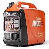AIVOLT Portable Inverter Generator 1750W, Super Quiet 52dB Gas Generator for Camping & Home Backup, 26lbs Lightweight, CO Shutdown Sensor, ECO Mode, Clean Electricity, EPA Compliant