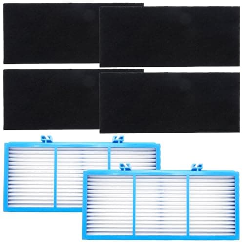 EATAKWARD 4 HEPA Filters with 8 Activated Carbon Pre-Filters, Blue AER1 Filter Kit, Replacement for Holmes HAP716 HAP9240 HAP9242 HAP9412 HAP9414 HAP9422 HAP9423 HAP9424