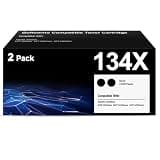 GoFlowmo 134X Black High-Yield Toner Cartridge for HP LaserJet M209dw MFP M234sdw Toner Compatible for HP 134A 134X W1340A W1340X Toner Cartridges for LaserJet M209dw M234sdw M234dw M235sdw, 2 Pack