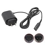 Genuine, Compatible for Braun, Serier 3 5 7 9, 2 PIN Shaver Charger Lead Cable US Plig Fitted
