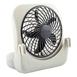 Treva 5-inch Pet Crate Fan for Cooling Dogs and Other Pets. 2 Cooling Speeds, Battery Powered