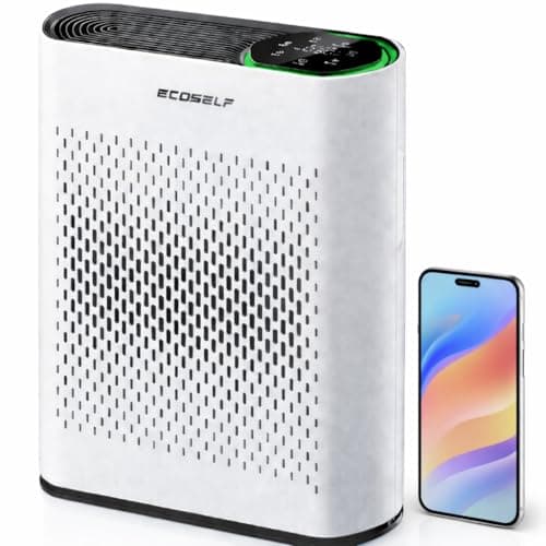 ECOSELF Smart Air Purifier Air Purifiers for Bedroom 360° Air Intake with Smart Auto Mode, HEPA Air Purifier 602WF