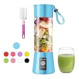 Cordless Portable Personal Size Blender - 2026 Upgraded New Blender for Shakes and Smoothies with 13 Oz BAP Free Juice Cup, USB Rechargeable Freshly Squeezed for Picnic/Sports