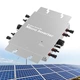 Micro Grid Tie Inverter, 2000W Solar Inverter Grid Tie Mppt Micro Inverter, Safe Mppt Solar Grid Tie Inverter Various Protections Dc to Ac 120V 230V Auto Recognition WiFi