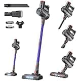 RoneAir Cordless Vacuum Cleaner,40Kpa 45Min Vacuum Cleaners for Home,Self-Standing,Stick Vacuum with Wall Mount Storage,Anti-Tangle &,6 in 1 Lightweight Vacuum for Hard Floors Carpet Pet Hair - Purple