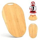 Mixer Sliding Mat for Kitchenaid Mixer, Appliance Slider Compatible with Kitchen Aid 4.5-8 Qt Tilt-Head Stand Mixers,Bamboo Slider Mat Kitchen Aid Mixers Accessory for Baking & Cooking