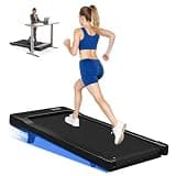 SupeRun Walking Pad with Incline, 3 in 1 Under Desk Treadmill for Home/Office, 2.5 HP Quiet Portable Mini Treadmill with Remote & LED Display, 300 LBS Capacity, Ink Black