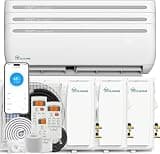 YITAHOME 3 Zone 36000 BTU Mini Split AC/Heating System, 17.5 SEER2 12000 BTU WiFi Enabled 230V Multi Zone Ductless Air Conditioner with 3 Outdoor Units, Enable Different Modes Simultaneously