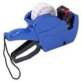 Hilitand Price Labeling Machine ABS Manual Labeling Machine 8 Digits Portable Price Tag Device for Store Factory Warehouse Retail Shelves with Label Paper (Blue)