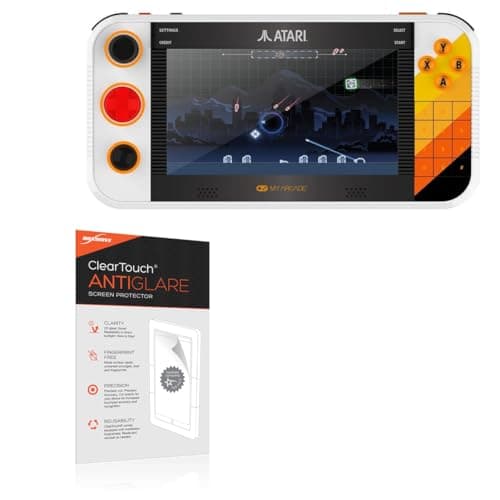 BoxWave Screen Protector Compatible With My Arcade Atari Gamestation Go (7 in) - ClearTouch Anti-Glare (2-Pack), Anti-Fingerprint Matte Film Skin