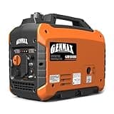 GENMAX Portable Generator, 2000W Ultra Quiet Gas Engine, EPA Compliant, Eco Mode Function, Ultra Light, Suitable for Backup Home and Camping(GM2000i)
