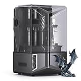ELEGOO Saturn 4 Ultra 16K Resin 3D Printer with 10" 16K Mono LCD and Flip-up Lid, Smart Tank Heating at 30 °C, 150mm/h High Speed Printing, Large Printing Size of 8.33 × 4.66 × 8.66 Inches