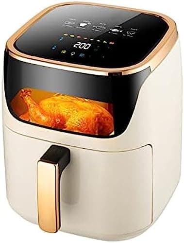 Airfryer 9L, Large Household Air Fryer, Smart Touch Operation, Non-stick Fryer Basket With Square Design, With Visible Window,10L,Friendly32