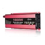 SCTHYWUPT Pure Sine Wave Inverter 12V to 220V 1000W/1600W/2200W/3000W DC to AC Voltage Converter Transformer Emergency Solar Car Inverters Power(1600W,12V-110V 60HZ)