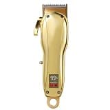 RASRGTRQ Professional Men's Hair Clippers and Beard Trimmers Enabling Zero-Gap Trimming(Gold)