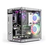 Pironman 5 NVMe M.2 SSD PCIe 2.0/3.0 Mini PC Case for Raspberry Pi 5 Hailo-8L, AI Agent OpenClaw, Tower Cooler+Dual RGB Fans, 0.96'' OLED Module, Safe Shutdown, Standard HDMI, RGB Effect