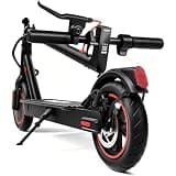 iScooter Electric Scooter Adults & Big Kids, Cruise Control, Dual Braking System, Smart App, Foldable Electric Scooter for Commuting & Campus Use, Matte Deep Black