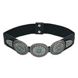 XBOKA Elastic Length Waist Corset for Women Ladies Dress Belt with Carved Turquoise Buckle Female Rope Accessories Chain Belt