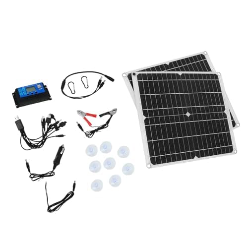 Generic 300w Solar Panel Kit 10a Controller Outdoor Solar Cell Board for Camping Rv Caravan Power Supply