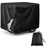 Generator Cover for WEN GN875i / GN875iX 2021 2022 2023 2024 2025 2026, 210D Oxford Portable Shed Enclosure Waterproof Outdoor Generators Covers All-Weather Protective,A/Black