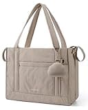 BAGSMART Diaper Bag Tote Puffer Tote Bag Lightweight Baby Bag with Insulated Pockets, Pacifier Case Stylish Multifunctional Hospital Bag for Labor and Delivery,Travel,Work