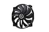Thermaltake 200mm Pure 20 Series Black 200x30mm Thick Quiet High Airflow Case Fan with Anti-Vibration Mounting System Cooling CL-F015-PL20BL-A
