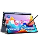 KOOFORWAY 10.1" 2-in-1 Mini Touchscreen Laptop, Core i3-1215U, 16GB RAM 1TB SSD, Win 11 Pro Tablet PC with Stylus Pen, Face Unlock, WiFi 6, G-Sensor, Full-Function Type-C
