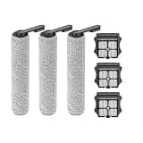 Roller Brush and Filter Wet Dry Washer Replacement Accessories, Compatible with Tineco(4sets)