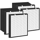GoKBNY 4-Pack P358 Replacement Filter Compatible with HEAPETS P358 Pet Air Purifier, 3-in-1 Air Filter Compare Part # PJ358-2LX6JDM