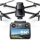 Ruko U11MINI 4K (RC3), Professional 8K Drone with 5.5" Touchcreen, Drones with camera for Adults 4K Video, 3-Axis Gimbal, 20000ft FPV Transmission, Under 249g FAA Exempt, Beginner (64-Min Flight)