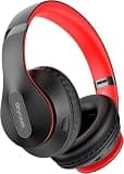 Glynzak Wireless Bluetooth Headphones Over Ear 65H Playtime HiFi Stereo Headset with Microphone and 6EQ Modes Foldable Bluetooth 6.0 Headphones for Travel Smartphone Computer Laptop
