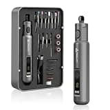 Creality Cordkess Rotary Tool, 6-Speed Mini Rotary Tool Kit with 24 Accessories, Multi-Purpose 3.7V Rechargeable Power Rotary Tool for Sanding, Polishing, Drilling, Engraving, DIY Crafts