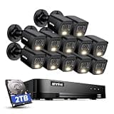 ANNKE 16 Channel Security Camera System HD-TVI 1080P Lite Video DVR and (12) 2.0MP Outdoor IP67 Cameras with Smart Dual Light, AI Human/Vehicle Detection, Color Night Vision, 2 TB Hard Drive
