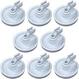 154174501A 8 Pack Dishwasher Lower Rack Roller Wheel for Frigidaire