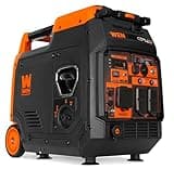 WEN Quiet and Lightweight 4800-Watt Dual Fuel RV-Ready Electric Start Portable Inverter Generator with Fuel Shut Off and CO Watchdog (DF480iX)