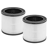 Lhari 2-Pack HAPF360 Replacement Filter J, Compatible with Holmes True HEPA 360 Air purifier HAP360W and Bionaire 360° Air Purifier BAP360W, BAP0041UV, BAP360XL, Filter J Part No. HAPF360 BAPF361