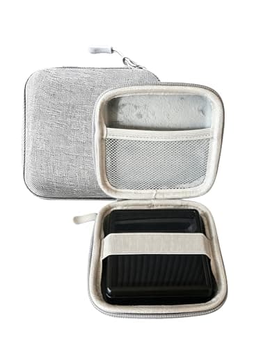 BOVUGAC Case for ANBERNIC RG Rotate, Portable Bag for RGRotate,Premium Cloth,Scratch Resistant and Drop Resistant,Bag dimensions: 10.5x10.5x4cm.(Grey)