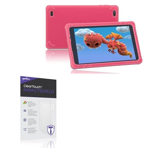 BoxWave Screen Protector Compatible with SGIN Toddler Tablet C8 (8 in) - ClearTouch ImpactShield (2-Pack), Impenetrable Screen Protector Flexible Film