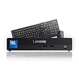 Lenovo Tiny Mini Business Desktop Computer, Intel Quad-Core, 32GB DDR5 RAM, 1TB SSD, WiFi & Bluetooth, Dual Display Support, 4K UHD Output, HDMI, USB, RJ-45, Wired Keyboard & Mouse, Windows 11 Pro