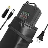 54.6V 3A / 5A Super Fast Charger for 48V Battery,7 Types of Plugs to Choose from, No Need Adapter,More Secure.Compatible with Most Plugs. with Cooling System (DC2.1/2.5mm-5A)