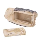 ZJchao Tree Branch Key Hider Box Resin Weatherproof Secret Compartment with Natural Wood Texture for Outdoor Garden Spare Key Storage
