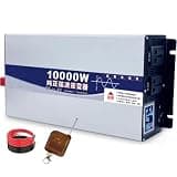 Car Inverter 3500W 5000W 6000W 8000W 10000W 12000W 16000W Pure Sine Wave Power Converter 12V 24V 48V 60V 72V to 110V 130V /220V 230V with Remote Control for Camping Road Trips