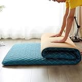 Japanese Floor Mattress, Thick Tatami Futon Mattress, Soft Mattress, Foldable and Roll-up, Portable Breathable Camping Mattress