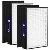 2 Pack Type A2 HEPA Replacement Filter Compatible with Filtrete Room A2 Air Purifier Models FAP-C02-A2, FAP-C03-A2, FAP-T03-A2, FAP-SC02L, Part No. 1150101, Filter A2