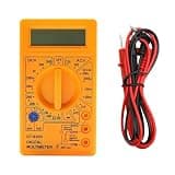LIBODD DT830B Multimeter Tester Handheld Multimetre Digital Multimeters Professional Multi Meter Multimetro Ohm Maltimeter Tools AC DC(Yellow)
